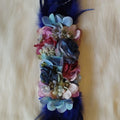 BLUE FEATHER BELT